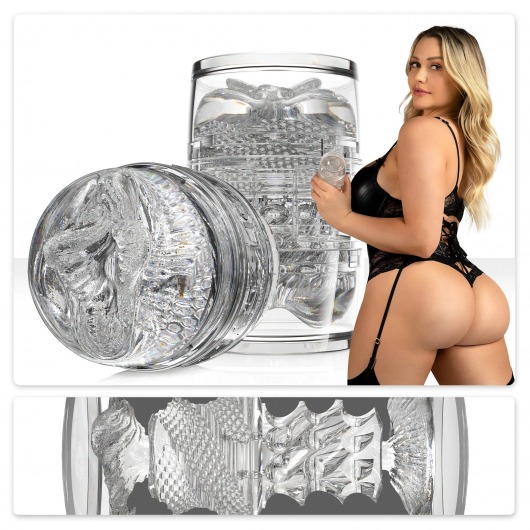 Прозрачный двусторонний мастурбатор Fleshlight Quickshot Mia Malkova - Fleshlight - в Новокузнецке купить с доставкой