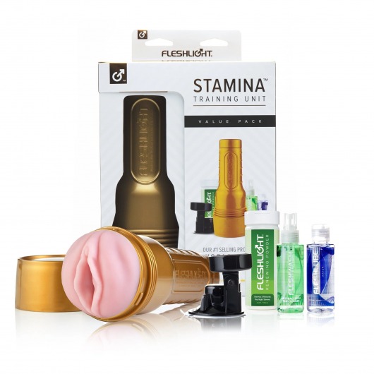 Набор для мастурбации Fleshlight Stamina Training Unit - Fleshlight - в Новокузнецке купить с доставкой Набор для мастурбации Fleshlight Stamina Training Unit - Fleshlight - в Новокузнецке купить с доставкой