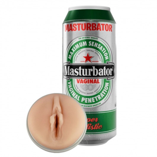 Мастурбатор-вагина Heineken Vagina II - Adrien Lastic - в Новокузнецке купить с доставкой