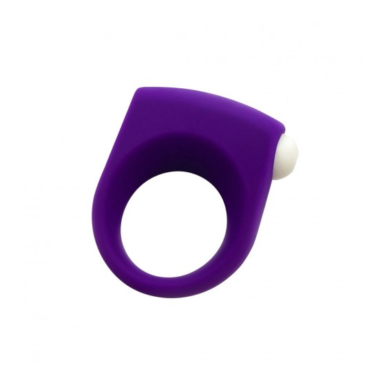 Фиолетовое эрекционное кольцо Puggle Vibrating Ring with Bullet - Adrien Lastic - в Новокузнецке купить с доставкой
