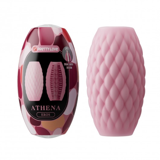 Розовый нереалистичный мастурбатор Athena - Baile - в Новокузнецке купить с доставкой