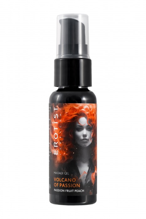 Гель с эффектом вибрации Volcano Of Passion со вкусом персика и маракуйи - 25 мл. - Erotist Lubricants - купить с доставкой в Новокузнецке