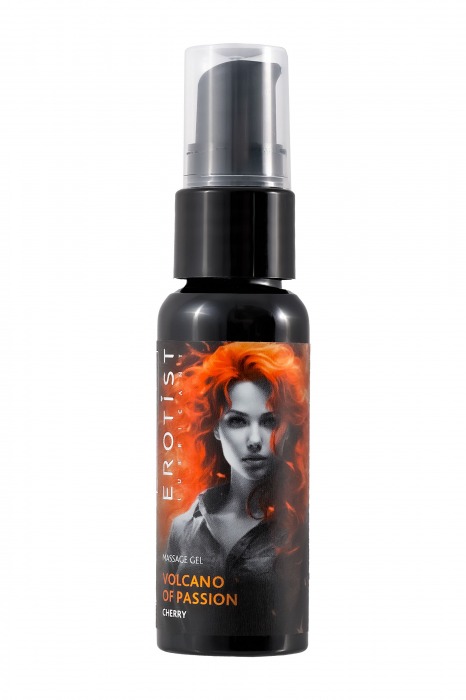 Гель с эффектом вибрации Volcano Of Passion со вкусом вишни - 25 мл. - Erotist Lubricants - купить с доставкой в Новокузнецке