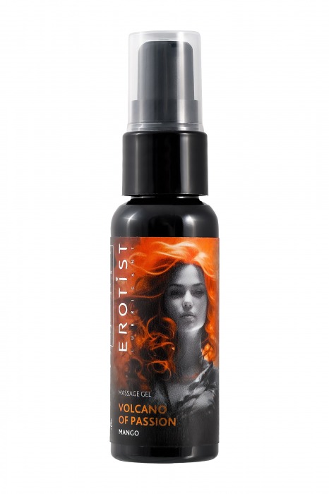 Гель с эффектом вибрации Volcano Of Passion со вкусом манго - 25 мл. - Erotist Lubricants - купить с доставкой в Новокузнецке