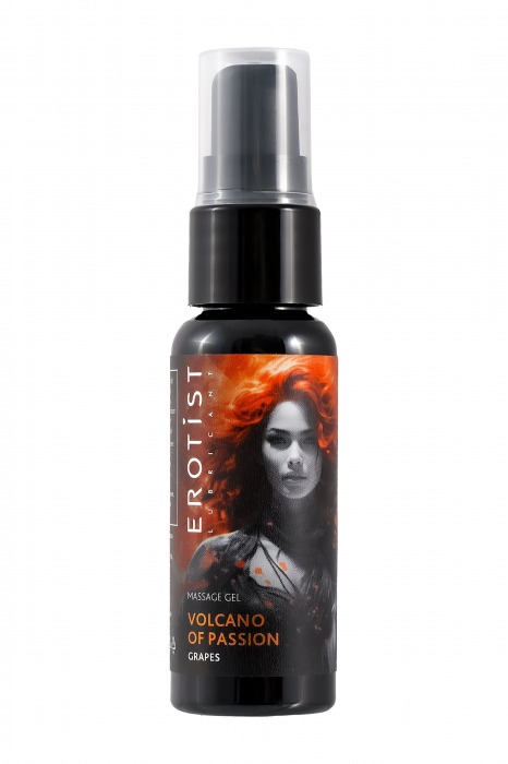 Гель с эффектом вибрации Volcano Of Passion со вкусом винограда - 25 мл. - Erotist Lubricants - купить с доставкой в Новокузнецке