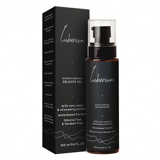 Интимный гель с экстрактами нони, нима и клубники Luberium Delicate Waterbased - 100 мл. - Luberium - купить с доставкой в Новокузнецке