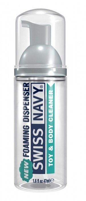 Очищающая пенка для игрушек и тела Toy   Body Cleaner Foamer - 47 мл. - Swiss navy - купить с доставкой в Новокузнецке