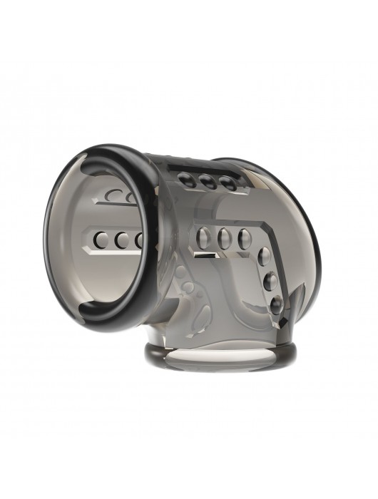 Дымчатая насадка на пенис и мошонку - Baile - в Новокузнецке купить с доставкой