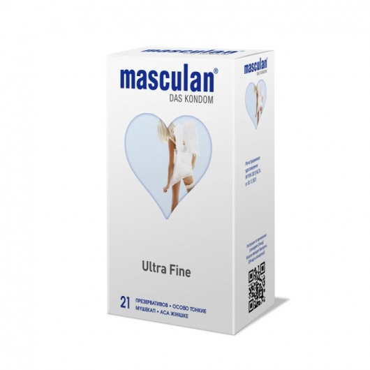 Особо тонкие презервативы Masculan Ultra Fine - 21 шт. - Masculan - купить с доставкой в Новокузнецке