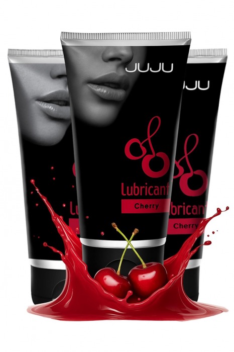 Набор из 3 съедобных лубрикантов JUJU со вкусом вишни - JuJu - купить с доставкой в Новокузнецке Набор из 3 съедобных лубрикантов JUJU со вкусом вишни - JuJu - купить с доставкой в Новокузнецке