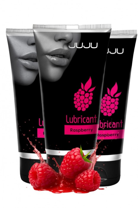 Набор из 3 съедобных лубрикантов JUJU со вкусом малины - JuJu - купить с доставкой в Новокузнецке Набор из 3 съедобных лубрикантов JUJU со вкусом малины - JuJu - купить с доставкой в Новокузнецке
