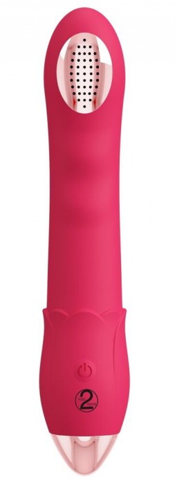 Малиновая насадка на душ с вибрацией Showers to orgasm - 20,1 см. - Orion - купить с доставкой в Новокузнецке