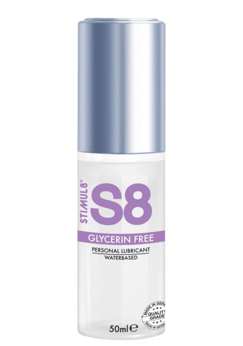 Лубрикант на водной основе S8 Glycerin Free без глицерина - 50 мл. - Stimul8 - купить с доставкой в Новокузнецке