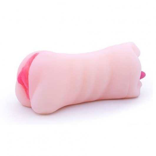 Телесный двусторонний мастурбатор - вагина и ротик - Boys of Toys - в Новокузнецке купить с доставкой