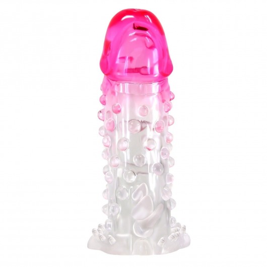 Прозрачно-розовая насадка на пенис Wilford - 13,5 см. - Baile - в Новокузнецке купить с доставкой Прозрачно-розовая насадка на пенис Wilford - 13,5 см. - Baile - в Новокузнецке купить с доставкой