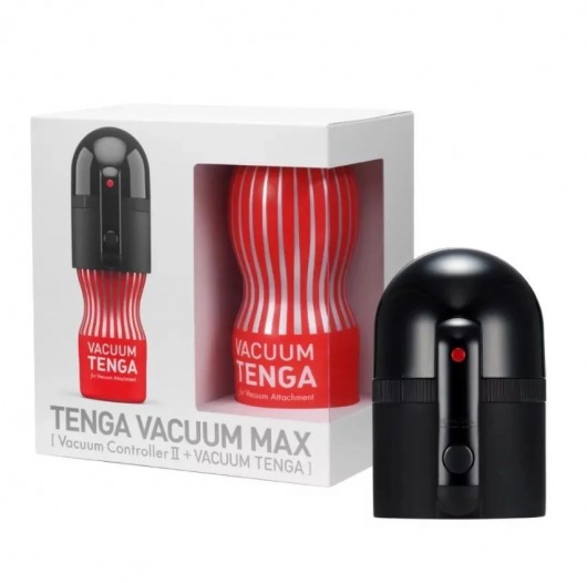 Набор Tenga Vacuum Max: мастурбатор и устройство для создания вакуума - Tenga - в Новокузнецке купить с доставкой Набор Tenga Vacuum Max: мастурбатор и устройство для создания вакуума - Tenga - в Новокузнецке купить с доставкой
