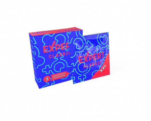 Презервативы увеличенного размера Expert Classic XXL - 3 шт. - Expert - купить с доставкой в Новокузнецке