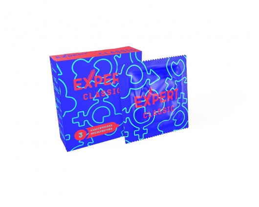 Классические презервативы Expert Classic - 3 шт. - Expert - купить с доставкой в Новокузнецке