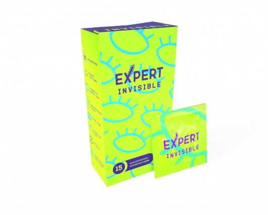 Ультратонкие презервативы Expert Invisible - 15 шт. - Expert - купить с доставкой в Новокузнецке