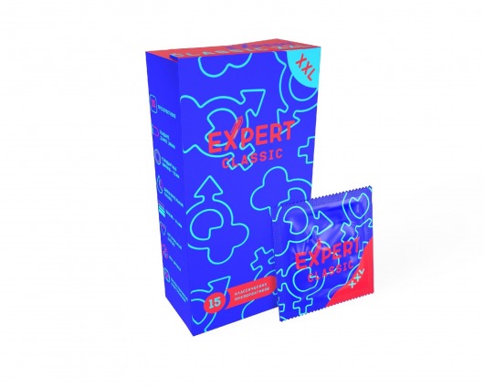 Презервативы увеличенного размера Expert Classic XXL - 15 шт. - Expert - купить с доставкой в Новокузнецке