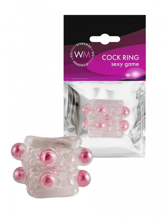 Прозрачная насадка на пенис с цветными шариками - Erowoman-Eroman - в Новокузнецке купить с доставкой