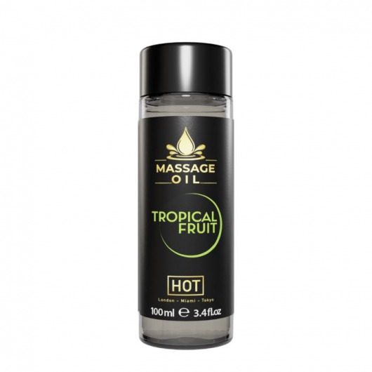 Массажное масло c ароматом тропических фруктов Massage Oil - 100 мл. - HOT - купить с доставкой в Новокузнецке