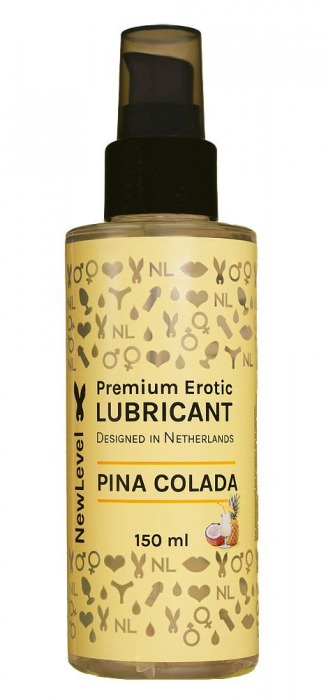 Ароматизированный лубрикант на водной основе NewLevel Pina Colada - 150 мл. - NewLevel - купить с доставкой в Новокузнецке