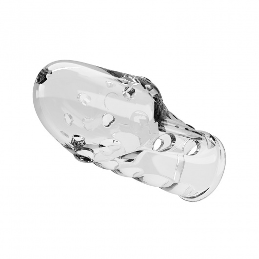 Прозрачная насадка на пенис Booker - 8 см. - Baile - в Новокузнецке купить с доставкой