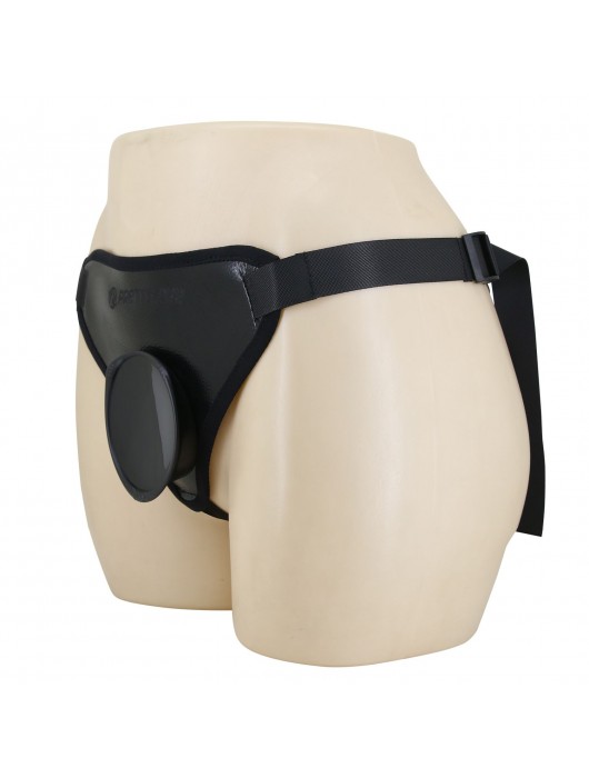 Черные трусики харнесс с платформой Caludio I - Baile - купить с доставкой в Новокузнецке