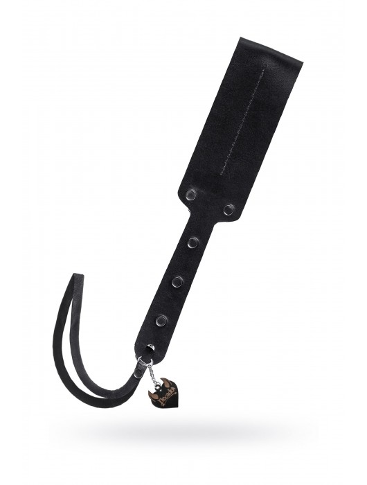 Черный кожаный пэддл - 32 см. - Pecado - купить с доставкой в Новокузнецке