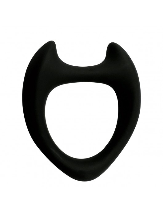 Черное эрекционное кольцо с рожками Wooomy Toro M - Adrien Lastic - в Новокузнецке купить с доставкой