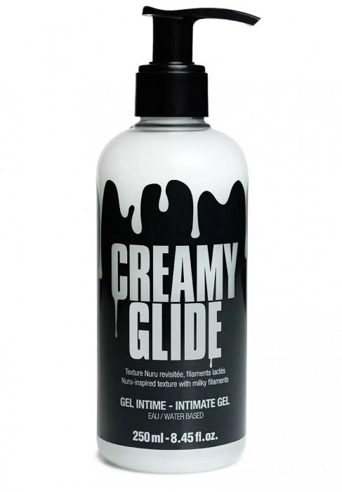 Лубрикант на водной основе Creamy Glide с консистенцией спермы - 250 мл. - Strap-on-me - купить с доставкой в Новокузнецке