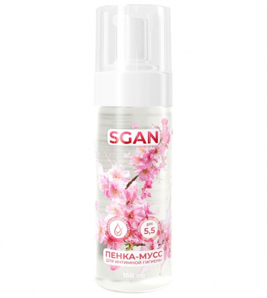 Пенка-мусс для интимной гигиены SGAN с пребиотиками - 150 мл. - SGAN - купить с доставкой в Новокузнецке