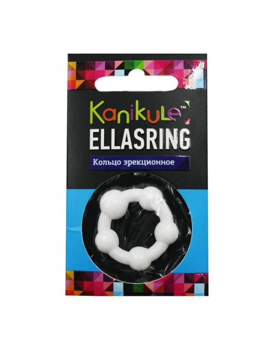 Цветное эрекционное кольцо с шариками Ellasring - Sitabella - в Новокузнецке купить с доставкой