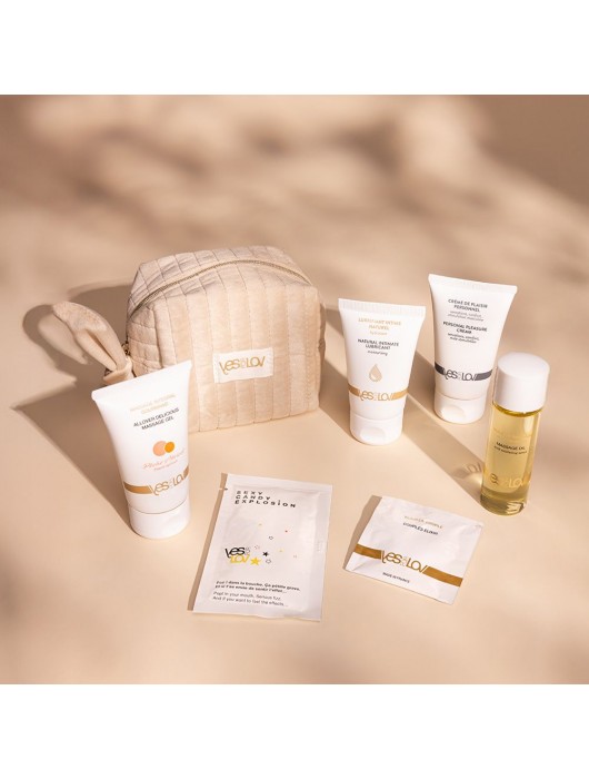 Набор YESforLOV La Trousse Enchantée в бежевой косметичке - YESforLOV - купить с доставкой в Новокузнецке