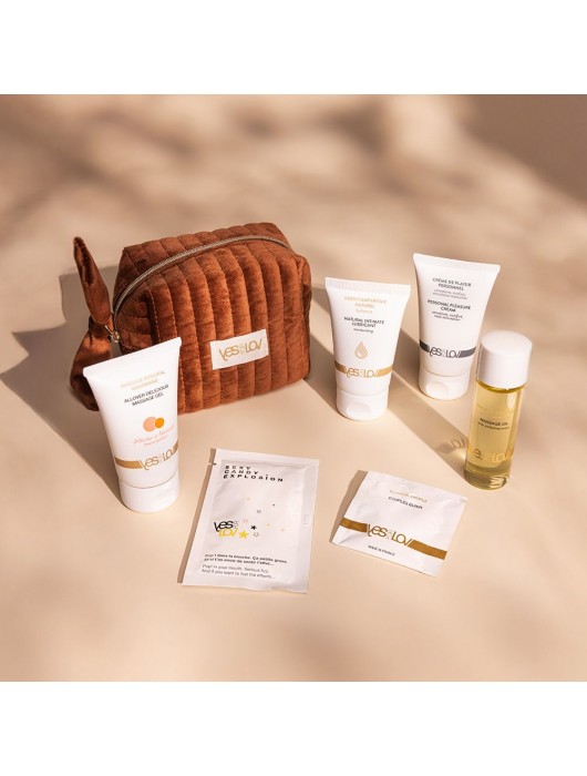 Набор YESforLOV La Trousse Enchantée в коричневой косметичке - YESforLOV - купить с доставкой в Новокузнецке