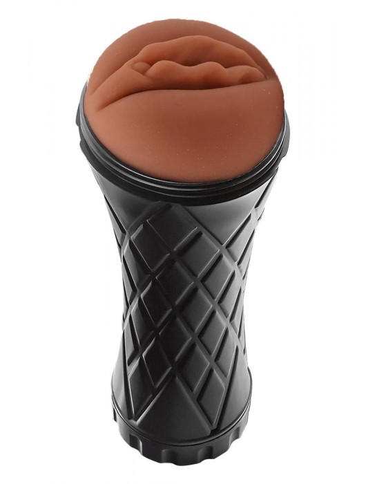 Коричневый мастурбатор-вагина Marly - Dream Toys - в Новокузнецке купить с доставкой