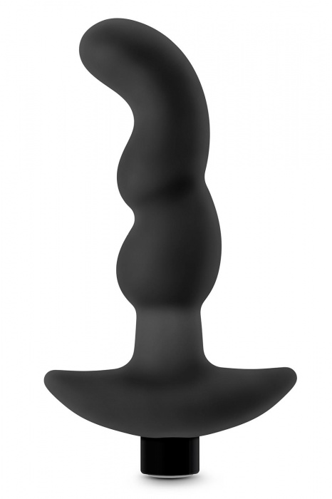 Черный вибромассажер простаты Prostate Massager 03 - 15,2 см. - Blush Novelties - в Новокузнецке купить с доставкой