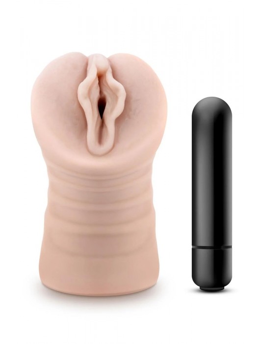 Телесный мастурбатор-вагина Destini - Blush Novelties - в Новокузнецке купить с доставкой