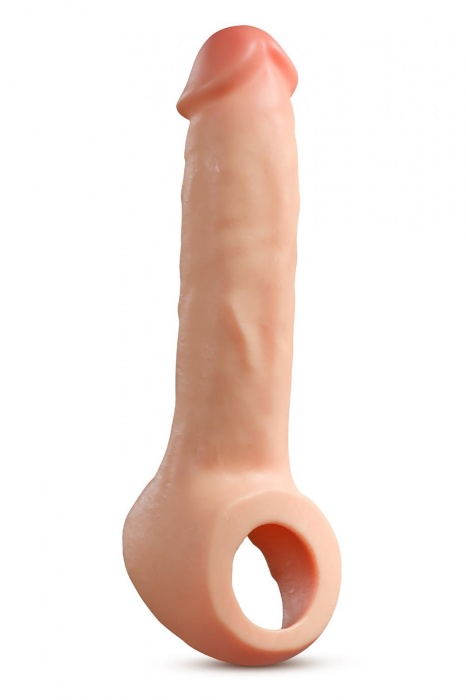 Телесная насадка-удлинитель Thrive 8.75 Inch Realistic Penis Extender Sleeve - 22,2 см. - Blush Novelties - в Новокузнецке купить с доставкой