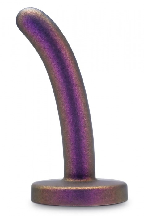 Фиолетовая насадка с гладкой поверхностью Surrender 4.75 Inch Beginner Pegging Dildo - 12 см. - Blush Novelties - купить с доставкой в Новокузнецке