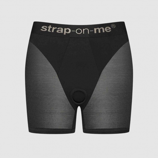 Трусики-шорты для фиксации насадок Strap-on-me Harness Lingerie Halo - size XS - Strap-on-me - купить с доставкой в Новокузнецке