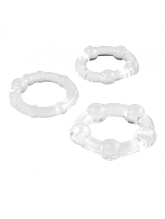 Набор из 3 эрекционных прозрачных колец - Boys of Toys - в Новокузнецке купить с доставкой