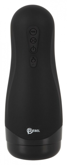 Черный вибромастурбатор с подогревом Masturbator with 3 Functions - Orion - в Новокузнецке купить с доставкой