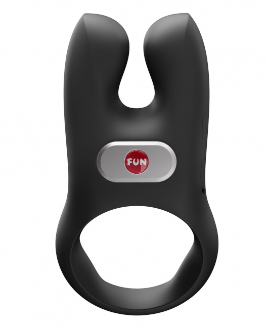 Черное эрекционное виброкольцо Nos - Fun Factory - в Новокузнецке купить с доставкой