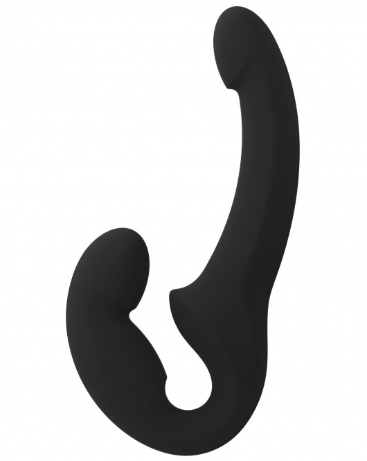 Черный безремневой страпон Share Lite - Fun Factory - купить с доставкой в Новокузнецке