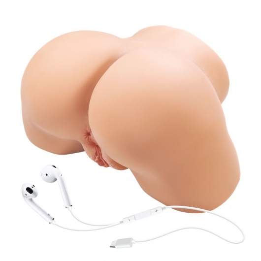 Телесный мастурбатор Olivia с 2 любовными отверстиями - Baile - в Новокузнецке купить с доставкой