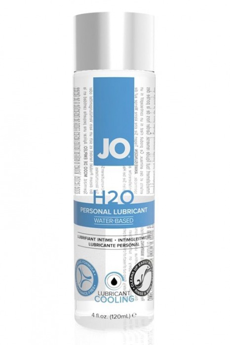 Охлаждающий лубрикант на водной основе JO Personal Lubricant H2O COOLING - 120 мл. - System JO - купить с доставкой в Новокузнецке