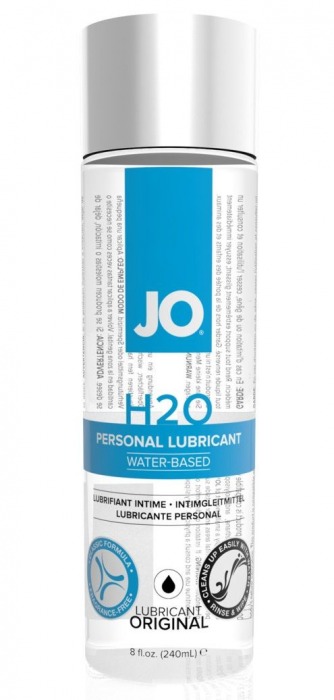 Нейтральный лубрикант на водной основе JO Personal Lubricant H2O - 240 мл. - System JO - купить с доставкой в Новокузнецке