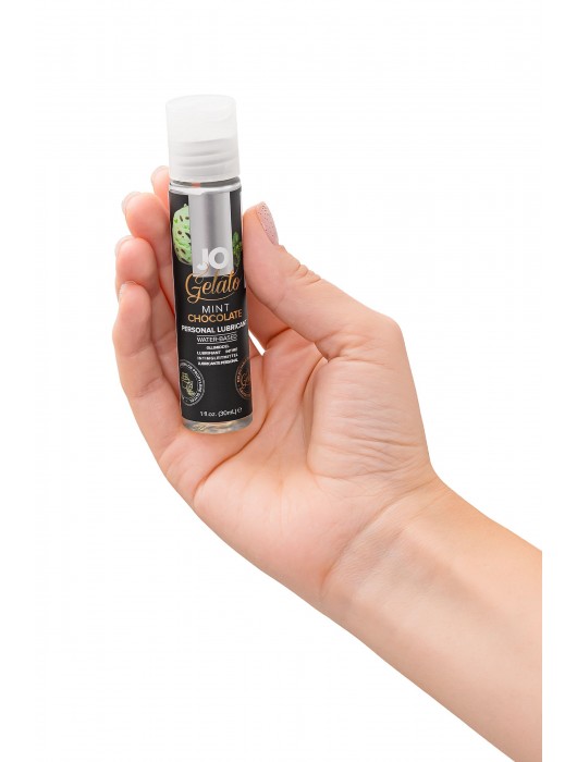 Лубрикант с ароматом мятного шоколада JO GELATO MINT CHOCOLATE - 30 мл. - System JO - купить с доставкой в Новокузнецке